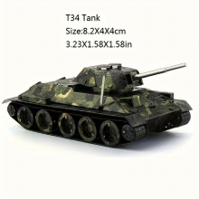 DIY Metal Jigsaw Puzzle 3D Three dimensional Assembly Model Educational Modeling Colorful T34 Tank Model Christmas Gift