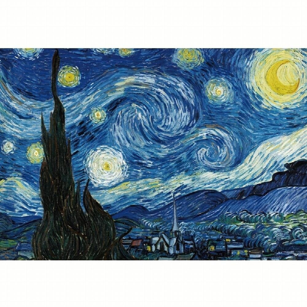 Painting Starry Sky Puzzle With Frame World Famous Painting Puzzle 150 Pieces Desktop Mini Puzzle Decoration Suitable For Adult Christmas Birthday-image-OPC-PD5C9B6-NEW