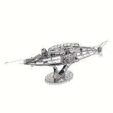 Stainless Steel Metal Glue 3D DIY Puzzle Parrot Core Submarine Boat Model Educational Toys Desktop Decor Birthday