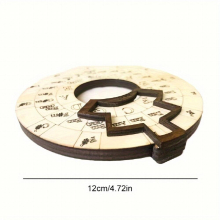 Wooden Melody Tools Round Wooden Wheels Musical Instruments And Accessories For Notes Chords And Tones