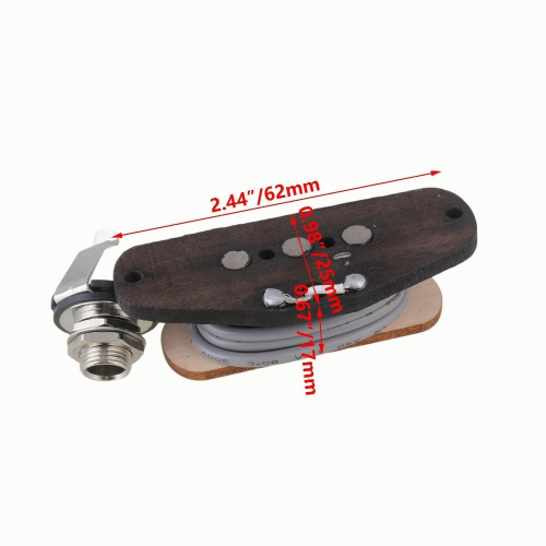 Maple Three String Alloy Guitar with Yibuy Box AM On ETF 1