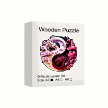 Yin yang Dragon Wooden Puzzles For Adults Wooden Animal Shape Puzzles Unique Shape Puzzles Magic Wooden Puzzles Wooden Puzzles For Adults Unique Puzzl