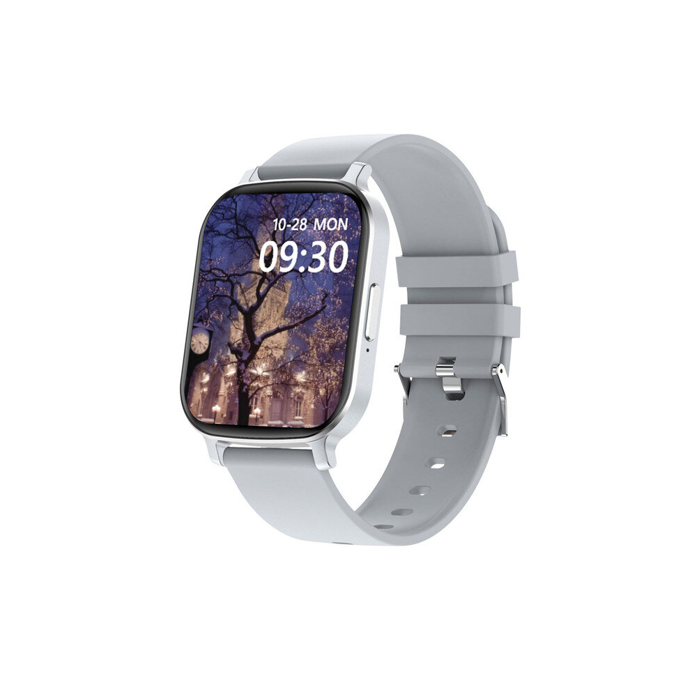 (Silver) SQR 1.83'' Quran Smartwatch Support Recorder, MP3 Player, TWS Earphones, 512MB Memory IP67 Waterproof Smart Watch Men Women