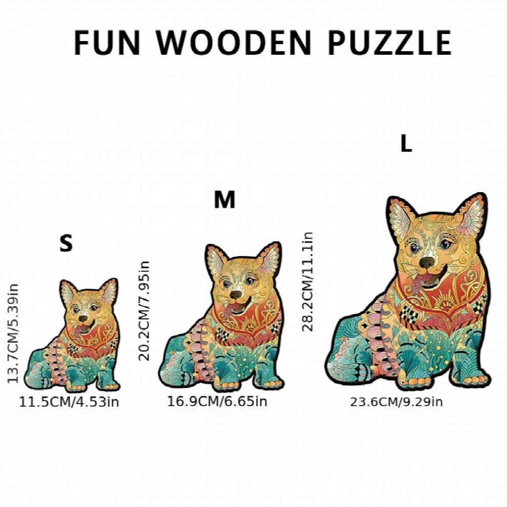 Irregular Shaped Wood Puzzle Jigsaw Puzzle Creative Wooden