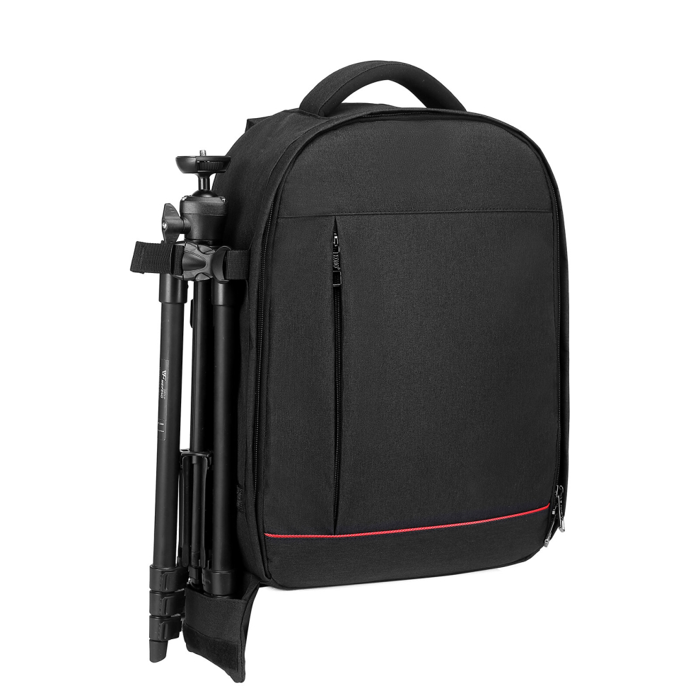 (Black) Water Resistant Shockproof DSLR Camera Backpack