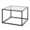Costway Tempered Glass Top Coffee Table Home Square Tea Table Accent Sofa Side Table 7