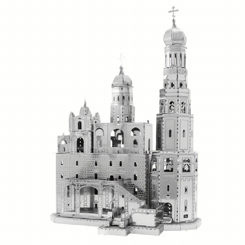 DIY Metal Assembled Toy Castle Model 3D Three dimensional Game Puzzle Tower Model 1
