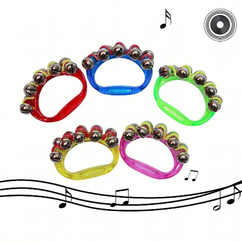 Plastic Handbells Dance Music Enlightenment Teaching Aid Orff Accompaniment Instruments 2