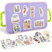 Felt Set Jesus Healing Bible Story For Preschool Toddlers