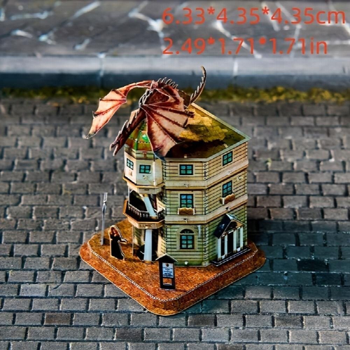 DIY Metal Assembled Toy Castle Model 3D Three dimensional Game Puzzle Building Model 1