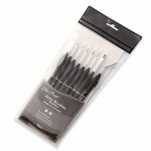 8pcs Hook Line Pen With Elbow Nylon Hair Painting Pen Watercolor Painting Pen