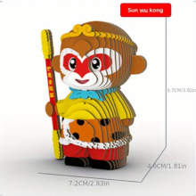 Journey to the West Series Chinese 3D paper puzzles childrens educational toys cultural and creative