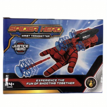 1pc Wrist Launcher Twist Man Spider Launcher Sticky Wall Soft Bullet Gun Spider Suction Cup Ejection Toy Halloween Christmas Gift