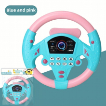 Childrens Co pilot Steering Wheel Baby Back Seat Car Simulation Driving Girlfriend Driving Puzzle Toys