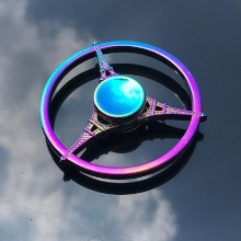 1pc Rainbow Fidget Spinner Metal Spinner Colorful Finger Spinner High speed Manual Spinner Finger Toy Finger Tuner Birthday Gift Christmas Gift