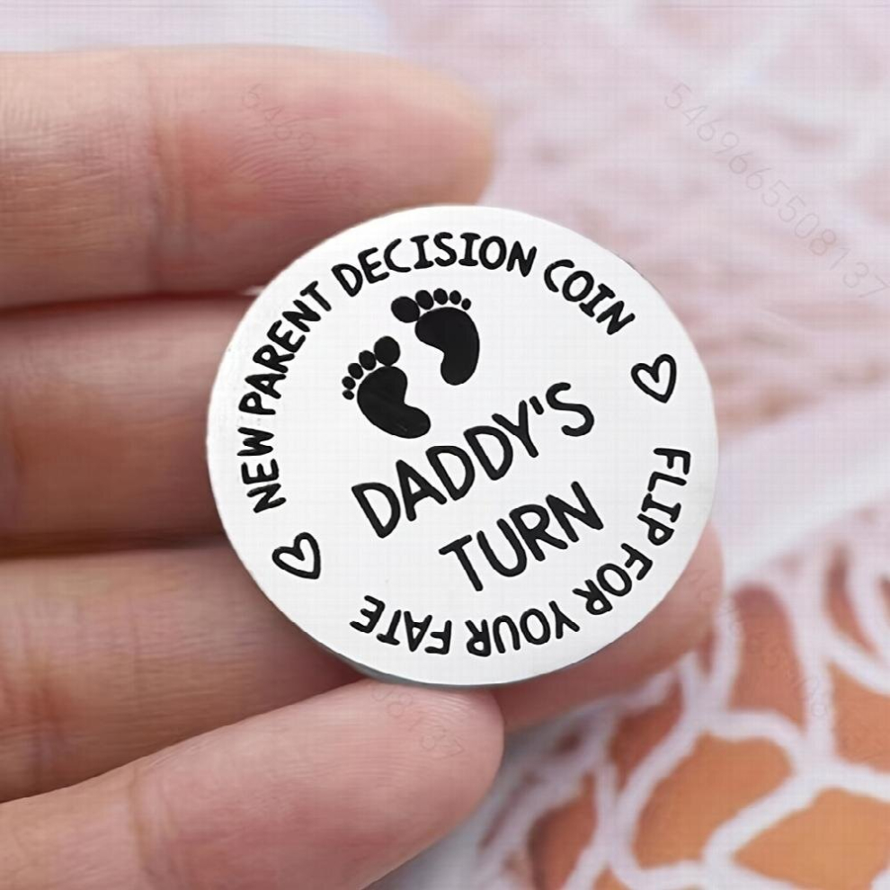Make Parenting Decisions Easier Decision making Coins For Raising Children Double sided Decision making Coins For Newborn Parents 1pc