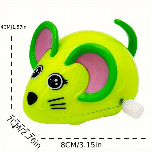 Clockwork Toy Animal String Will Run Cartoon On Chain Plastic Little Mouse Educational Gift Novelty 1