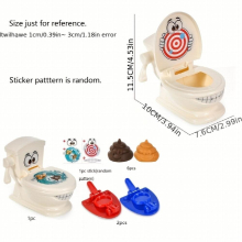 Family Poop Shoot The Toilet Creative Toy Toilet Launcher Collectible Toy Funny Family Game Fast And Frenzied Game For 2 4 Players