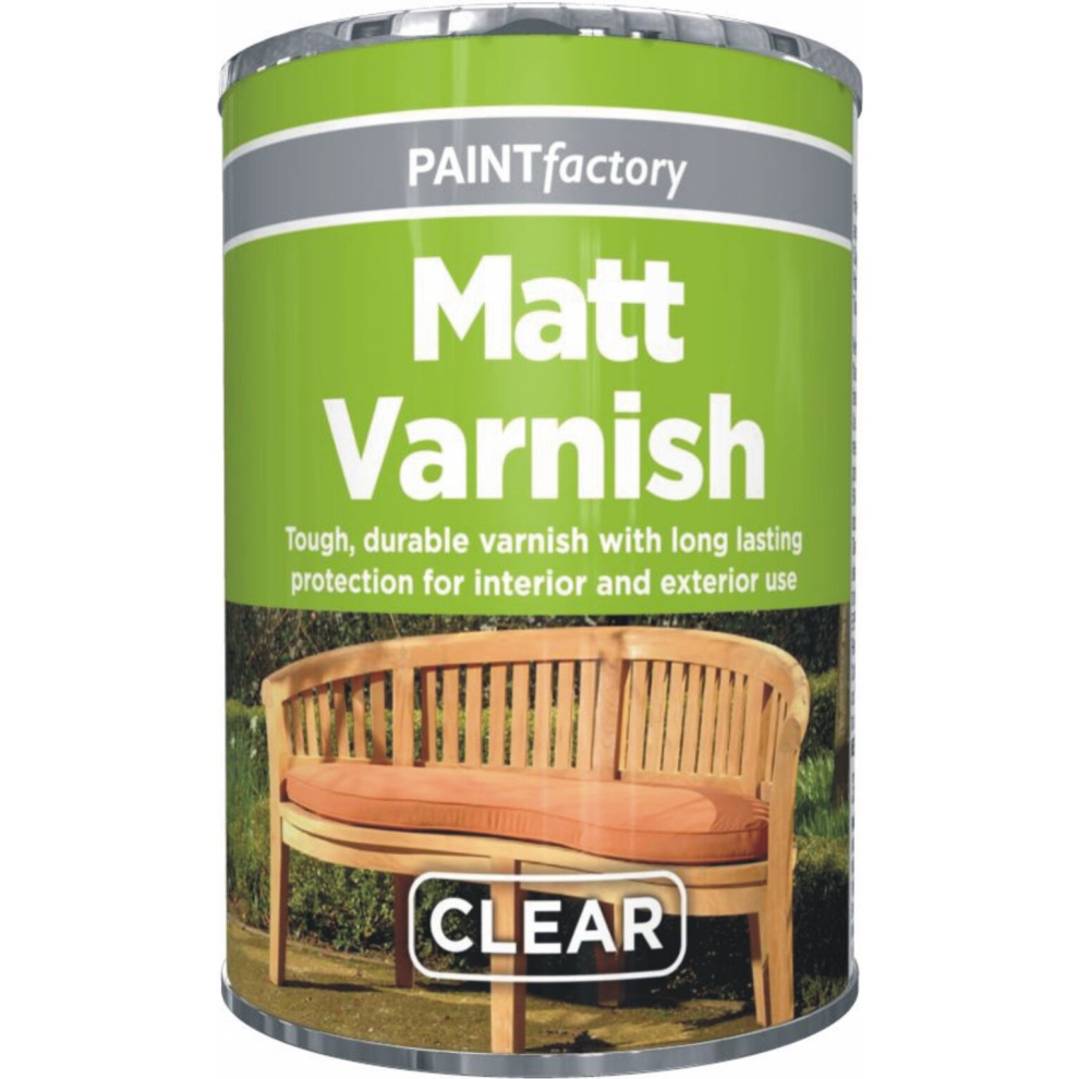 300ML Clear Varnish Tin Paint Factory Interior Exterior Matt Finish