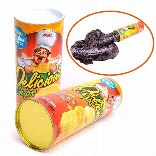Fools Potato Chip Snake Trick Potato Chip Barrel Snake 1