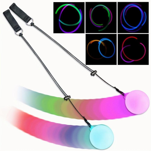 LED Light Hand Shake Ball Button Colorful Light Shake Ball Flash Ball 1