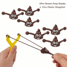 Poop Slingshot Poop Catapult Poop Launcher Creative Venting Funny Toys Christmas Halloween Thanksgiving Gift