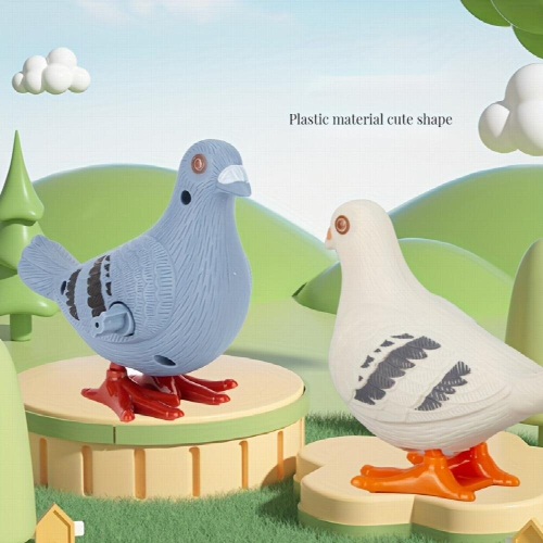 1pc Novelty Clockwork Toy Clockwork Pigeon Bouncing Simulation Animal Small Toy Creative Gift