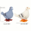1pc Novelty Clockwork Toy Clockwork Pigeon Bouncing Simulation Animal Small Toy Creative Gift 6