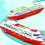 Toy Boat Model Pull Back Wheel Boat Model Kindergarten Activity Gift Prize 6