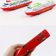 Toy Boat Model Pull Back Wheel Boat Model Kindergarten Activity Gift Prize