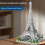 Paris Eiffel Tower Building Blocks Building Model Series Difficult Assembly Toy Gift 6