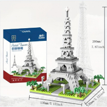 Paris Eiffel Tower Building Blocks Building Model Series Difficult Assembly Toy Gift