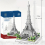 Paris Eiffel Tower Building Blocks Building Model Series Difficult Assembly Toy Gift 7