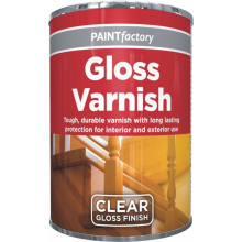 300ml Clear Gloss Varnish Paint Tin Smooth Finish Interior Exterior