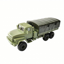 4d Assembly Model Military Truck 1 72 Red Square KrAZ 260 Military Truck plastic Assembly Toy Vehicle For Kids Children DIY Decorative Ornaments Boy G
