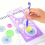 1Set Unlock Your Creativity With This Functional Spirograph Geometric Ruler Perfect For Learning Art Random 5