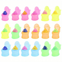 Funny Toilet Poop Toys PVC Creative Squeeze Colored Poop Toy Carry Around Knead Pranks Jokes Tricky Toy Random Funny