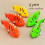 1 10pcs Wind Up Fish Clockwork Toys Eye catching Plastic Clockwork Toy For Bringing Endless Fun Random 9