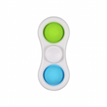Vent Artifact Bubble Music Fidget Spinner Press Finger Decompression Toy Keychain ABS Plus Silicone