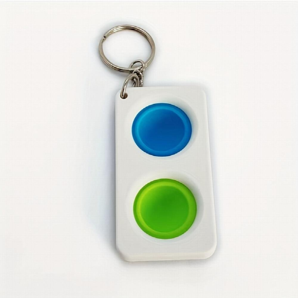 1Pc Finger Bubble Music Silicone Decompression Toy Keychain Pendant Mobile Phone Ornament Boredom Toy Fidget Pop Toy 885680025976