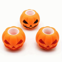 Halloween Pumpkin Ghost Pinch Funny Toy Luminous Prank Funny Decompressing Toy