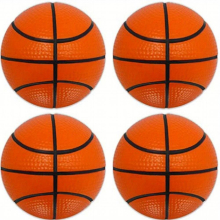 4pcs Foam Sponge Ball 1 6in Football Basketball PU Slow Rebound Release Pressure Balls Decompressing Toys
