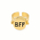 BFF Forever Gift Ring Friendship Opening Ring Gift For 9