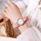 Student Hair Ring Small Fresh Ribbon Digital Watch 4