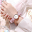 Student Hair Ring Small Fresh Ribbon Digital Watch 4