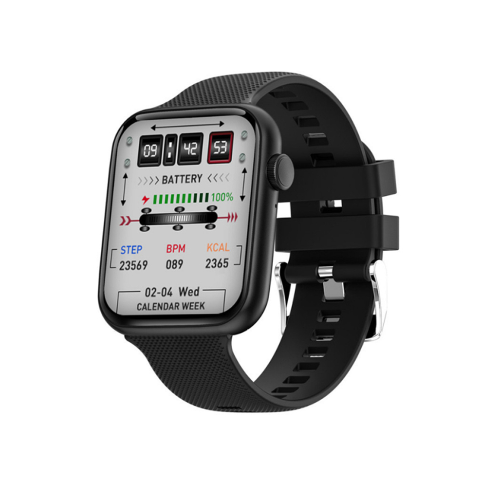 W49 1.85-Inch Smartwatch Square Screen Full Touch Bluetooth Sports Waterproof 766261813536