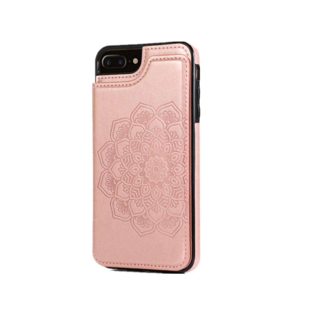 C51 Rose Smartphone Mandala Embossed Protective Case For Iphone 14 Pro Max 6.7 Inch Gold 766261953737