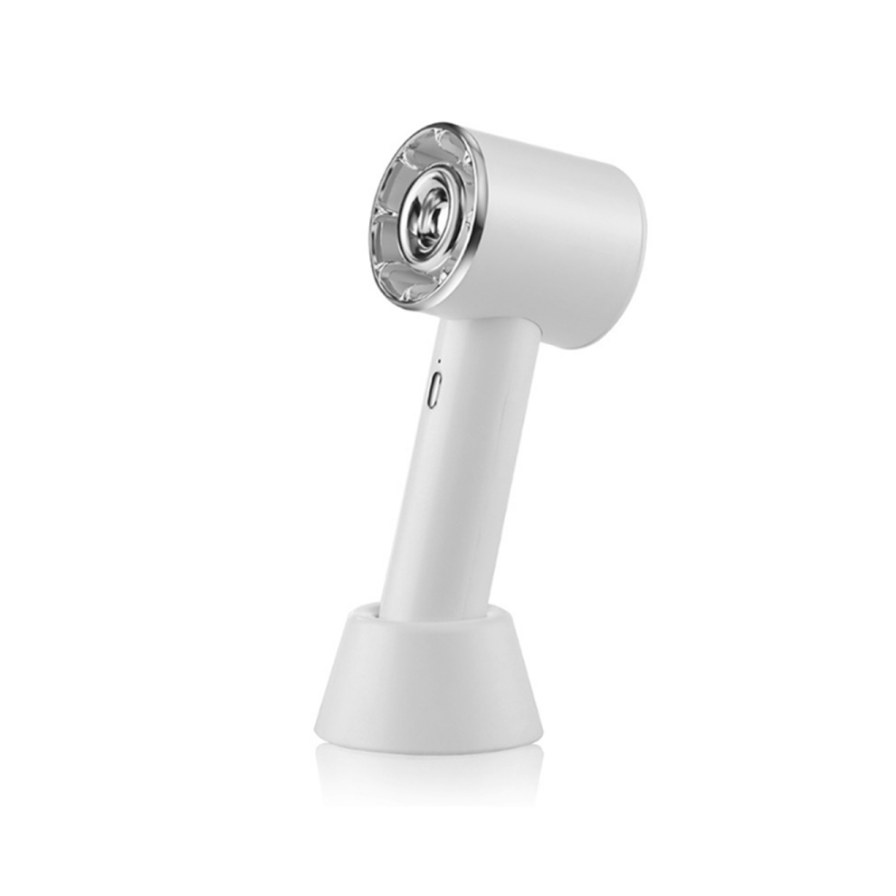 F13 3-speed Wind Turbine Bladeless Hand-held Fan Mini Portable Desktop Simple Charging and Cooling Equipment with Base-image-OPC-PD5DQHM-NEW
