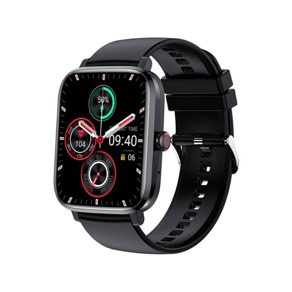 W50 1.85-Inch Smartwatch Square Screen Full Touch Bluetooth Nfc Waterproof 766261813543