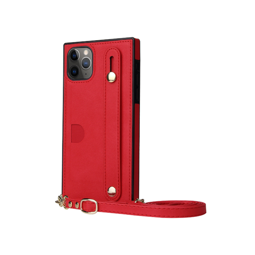 C35 Phone Crossbody Lanyard Protective Holster Smartphone Case Protection Bumper For Iphone 14 Max 6.7 Red 700000355970